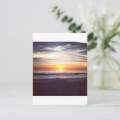 セントピートビーチサンセット.jpg ポストカード (スタンド正面)