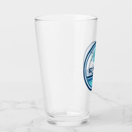 セントピートビーチフロリダパームツリーバード タンブラーグラス (右)