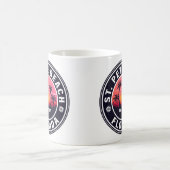 セントピートビーチフロリダレトロサンセットデミディーズ60s コーヒーマグカップ (中央)