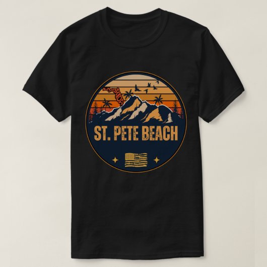 セントピートビーチ, フロリダ州 Tシャツ (デザイン正面)