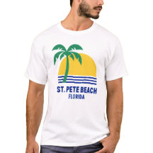 セントピートビーチ フロリダ Tシャツ
