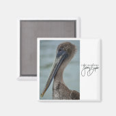 セントピートペリカン2x2マグネット マグネット (正面/裏面)