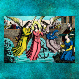 セントフィロメナが溺死から救われる ポスター