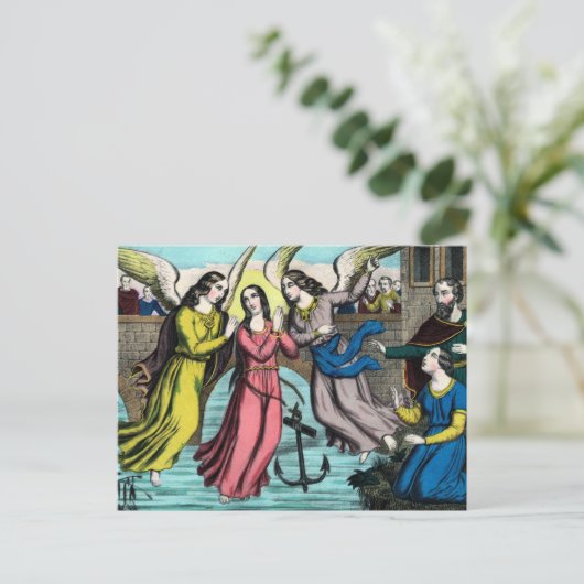 セントフィロメナが溺死から救われる ポストカード (スタンド正面)