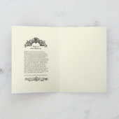 セントフィロメナヴァージン殉教宗教祈りの言葉 カード (内部)