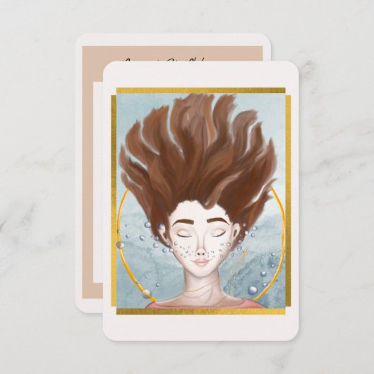 セントフィロメナ祈りの言葉カード サンキューカード (正面/裏面)