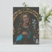 セントフィロメナ祈りの言葉カード サンキューカード (スタンド正面)