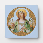 セントフィロメナ(BK 005) 5.25x5.25インチ正方形 フォトプラーク (正面)