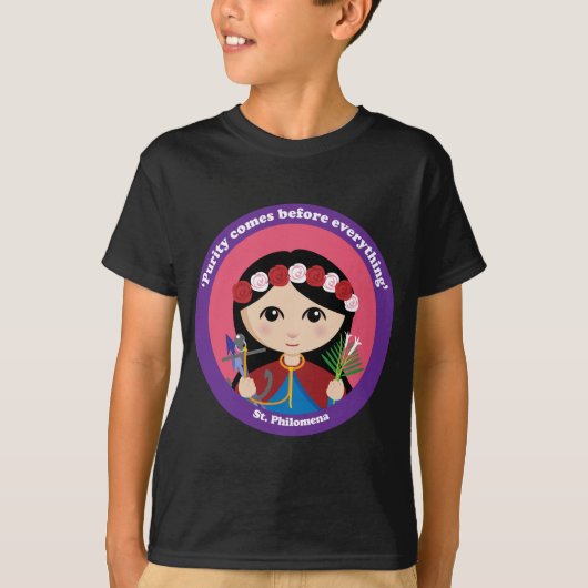セントフィロメナ Tシャツ (正面)