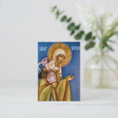 セントフォティニ正教会キリスト教祈りの言葉カード プレイスカード (スタンド正面)