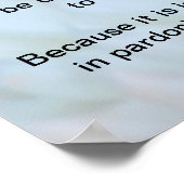 セントフランシオブアッシジ祈りの言葉 ポスター (角)