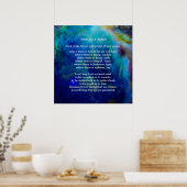 セントフランシオブアッシジ祈りの言葉 ポスター (キッチン)