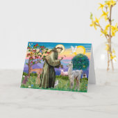 セントフランシスアンドラマベビー カード (黄色い花)