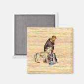 セントフランシス磁石 マグネット (正面/裏面)