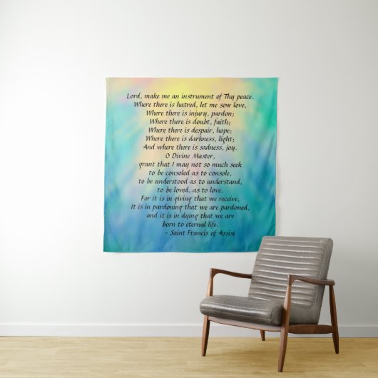 セントフランシス祈りの言葉 タペストリー (インサイチュ)