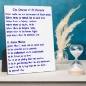 セントフランシス祈りの言葉 フォトプラーク (側面)