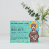 セントフランシス葉書の祈りの言葉 ポストカード (スタンド正面)