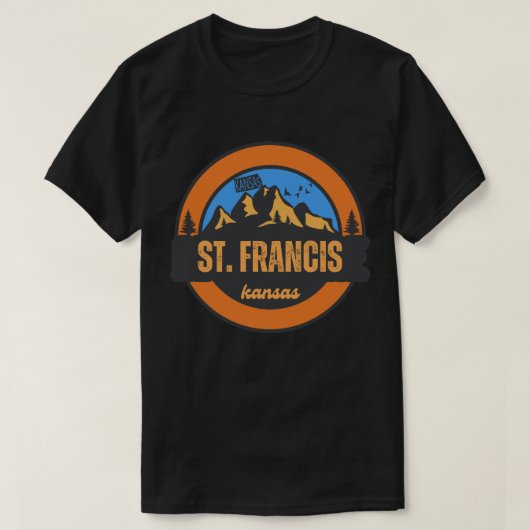 セントフランシス カンザス州 Tシャツ (デザイン正面)