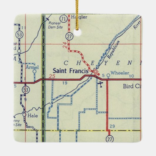 セントフランシス・カンザス セラミックオーナメント (裏面)