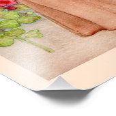 セントフランシス・コヨーテ水彩画フォークアートプレミアム フォトプリント            (角)