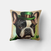 セントフランスのパトリックのデイドレスのブルドッグ クッション (裏面)