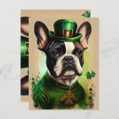 セントフランスのパトリックのデイドレスのブルドッグ ポストカード (正面/裏面)