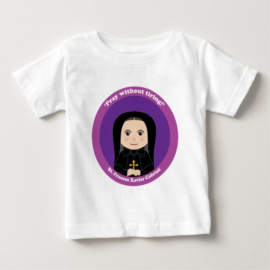 セントフランスザビエルカブリニ ベビーTシャツ (正面)