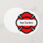 セントフロリアンのクロス円あいさつ空白のきカード (正面/裏面)