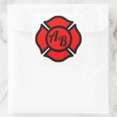 セントフロリアン十字架とモノグラム スクエアシール (バッグ)