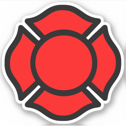 セントフロリアン十字架1-UP シール (正面)