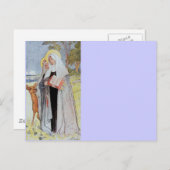 セントブリジットと鹿 ポストカード (正面/裏面)