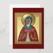 セントブリジッドオブキルデア祈りの言葉カード ポストカード (正面/裏面)