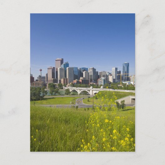 セントブリッジとダウンタウンカルガリー,アルバータ, 2 ポストカード (正面)