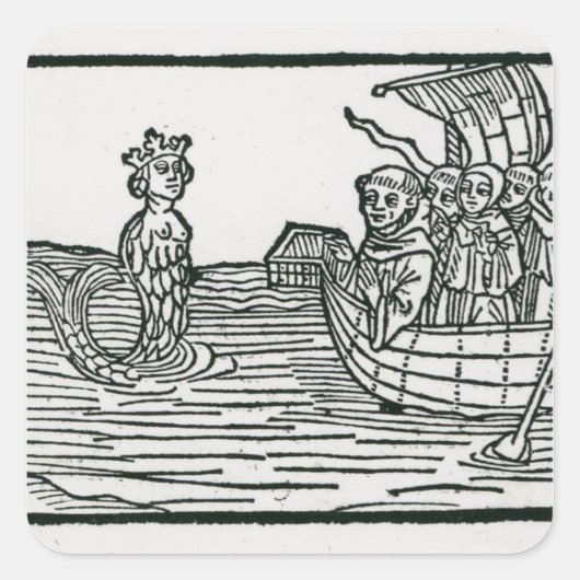 セントブレダンとサイレン スクエアシール (正面)