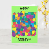 セントブロック – 誕生日カード カード (黄色い花)