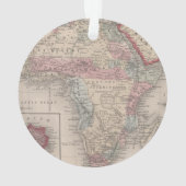 セントヘレナが付いているアフリカの地図 オーナメント (裏面)