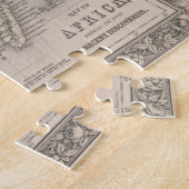 セントヘレナが付いているアフリカの地図 ジグソーパズル (側面)