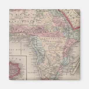 セントヘレナが付いているアフリカの地図 マグネット