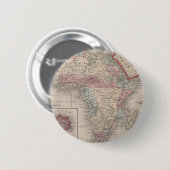 セントヘレナが付いているアフリカの地図 缶バッジ (正面&裏面)