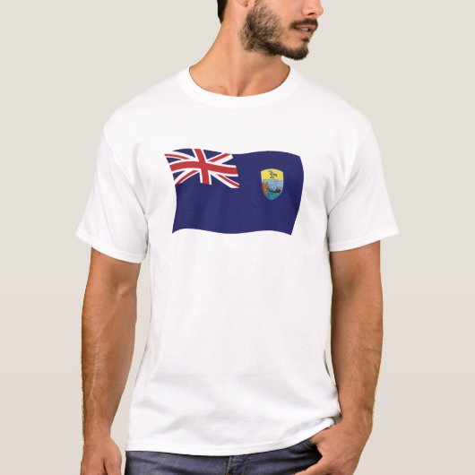 セントヘレナの旗のTシャツ Tシャツ (正面)