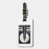 セントヘレナアイランドミシガンライトハウスムーン ラゲッジタグ (正面縦)