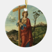 セントヘレナシマダコネリアノ セラミックオーナメント (正面)