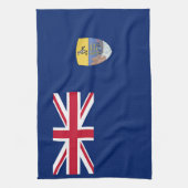 セントヘレナ国旗 キッチンタオル (縦)