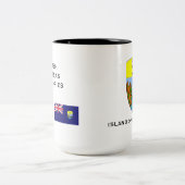 セントヘレナ島*コーヒーカップ ツートーンマグカップ (中央)