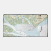 セントヘレナ航海のサウンド図11517 デスクマット (キーボード&マウス)