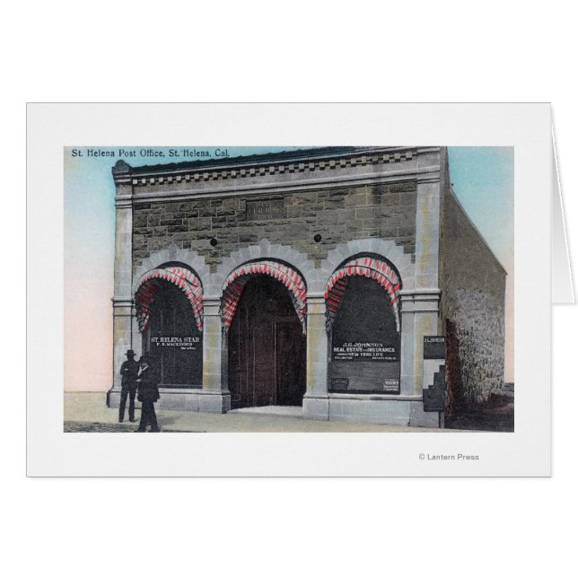 セントヘレナ郵便局の外観 (正面横)