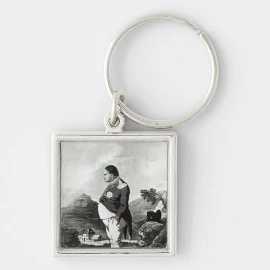 セントヘレナ1820年の島のナポレオン キーホルダー (正面)