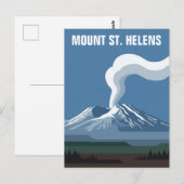 セントヘレンズ山国立火山記念碑 ポストカード (正面/裏面)