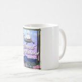 セントヘレンズ山 ワシントン州 旅行ポスター コーヒーマグカップ (正面右)