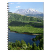セントヘレンズ山 冷水湖 風景 ノートブック (正面)